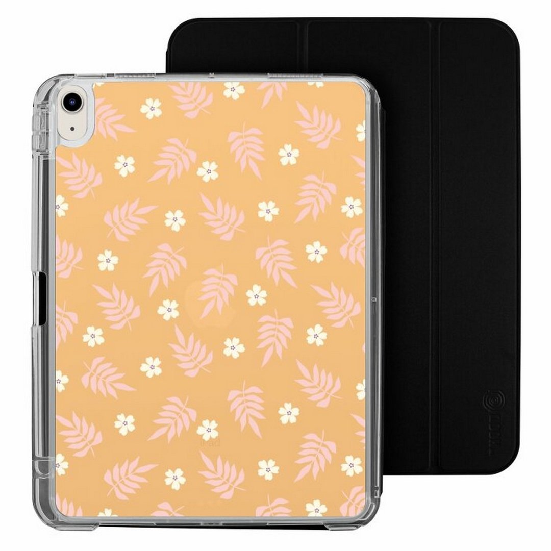Spring Flower iPad Air / Pro 2024可拆式防摔透明 实色折套 - 平板/电脑保护壳 - 塑料 多色