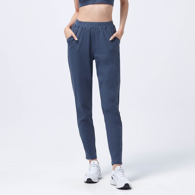 ULTRACOOL- 凉感修身速干长裤-蓝雁 - 女装长裤 - 尼龙 蓝色