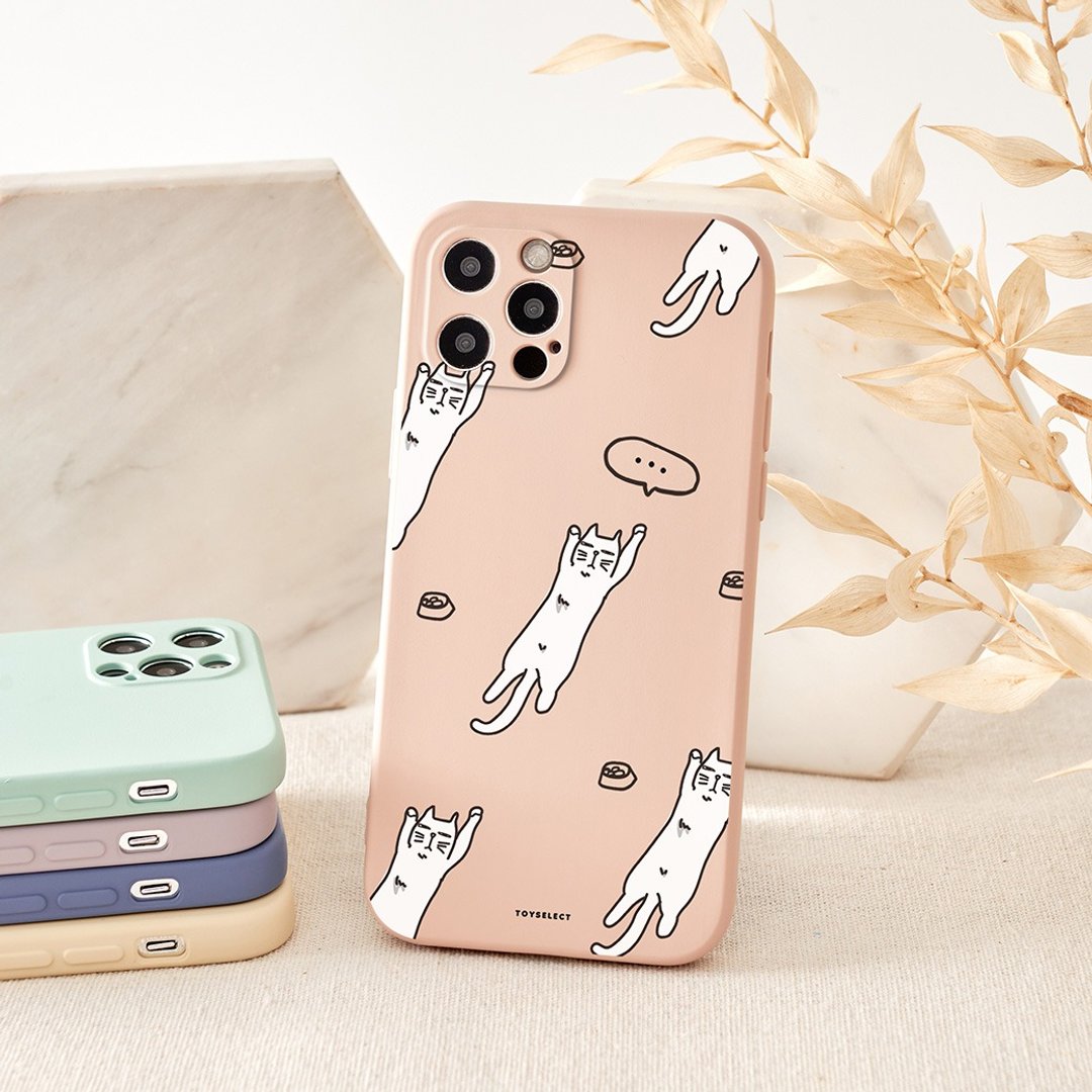 Meow喵喵好日子全包iPhone手机壳 Phone Case - 手机壳/手机套 - 塑料 多色