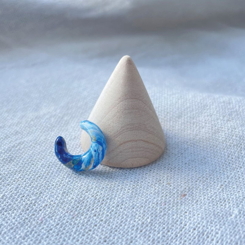 小物系列 | 手工手绘黏土耳骨夹 耳环 耳钉 耳夹 - 耳环/耳夹 - 粘土 