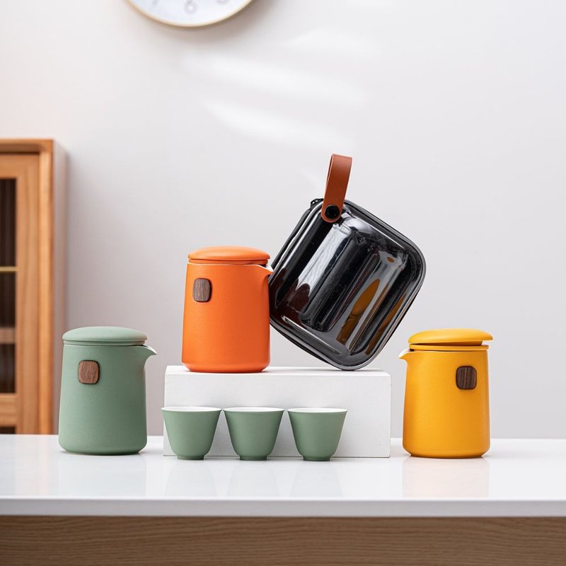 (新上架) ZESEE | 艳彩旅行茶具 - 茶具/茶杯 - 陶 