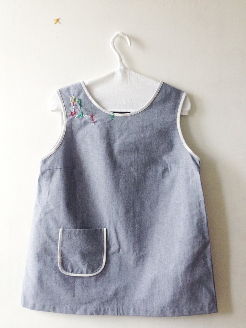 背心工作服--抒写模式 - 女装背心 - 其他材质 