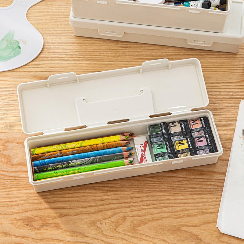 日本霜山 日系手提式PP收纳箱/工具箱(加长款)-多色可选 - 收纳用品 - 塑料 多色