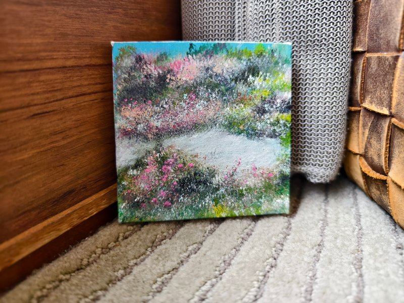 无框画/压克力水彩画/小尺寸挂画/装饰画/原创画 - 海报/装饰画/版画 - 棉．麻 