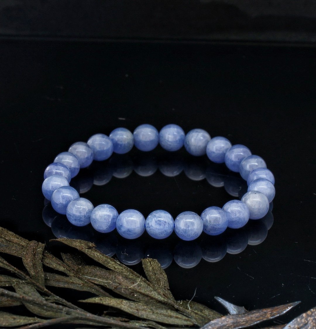 坦桑石 8mm水晶手链 ( Tanzanite  8mm Crystal Bracelet ) - 手链/手环 - 水晶 
