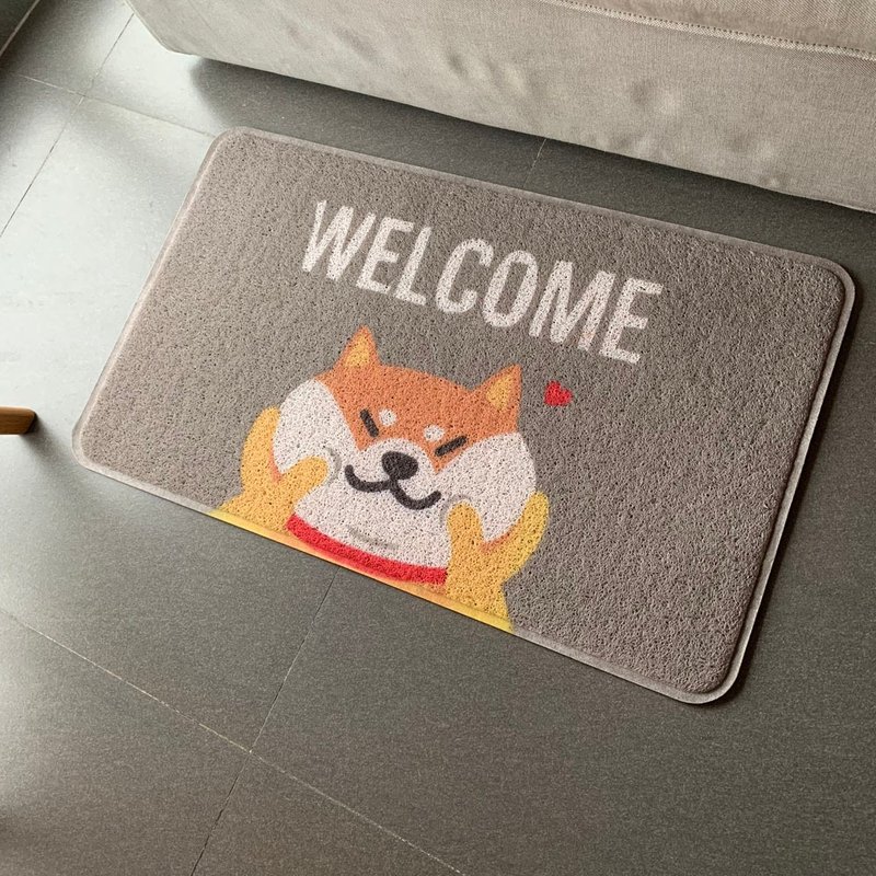 百色町shiba inu柴犬PVC门垫进门垫地垫地毯 - 地垫/地毯 - 其他人造纤维 