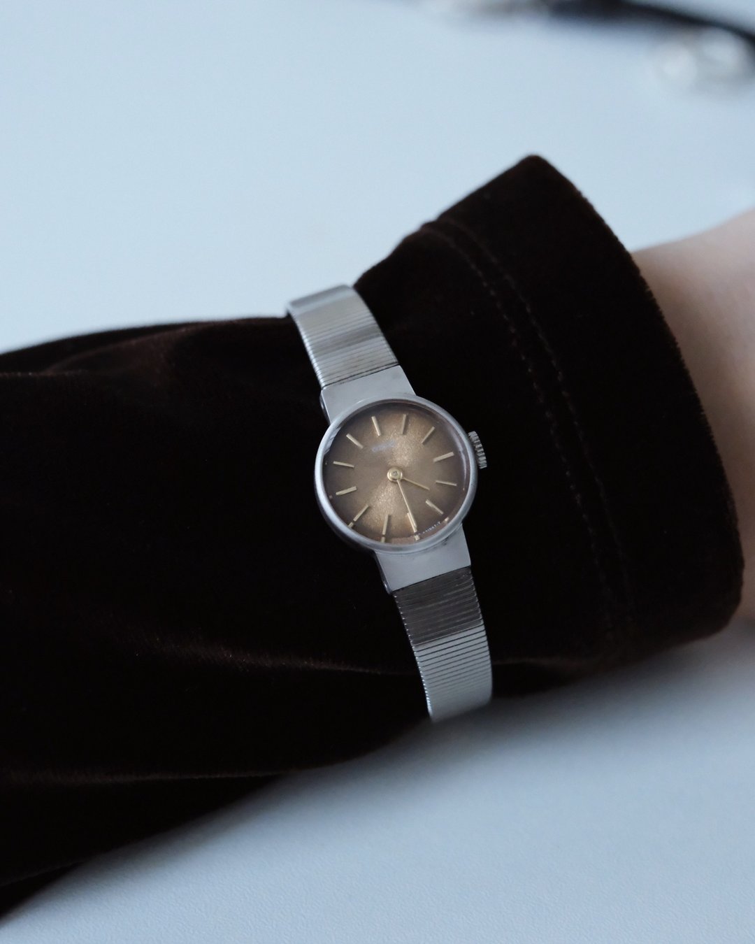 Vintage Citizen 1975 年制 ,  全新库存 - 女表 - 不锈钢 咖啡色