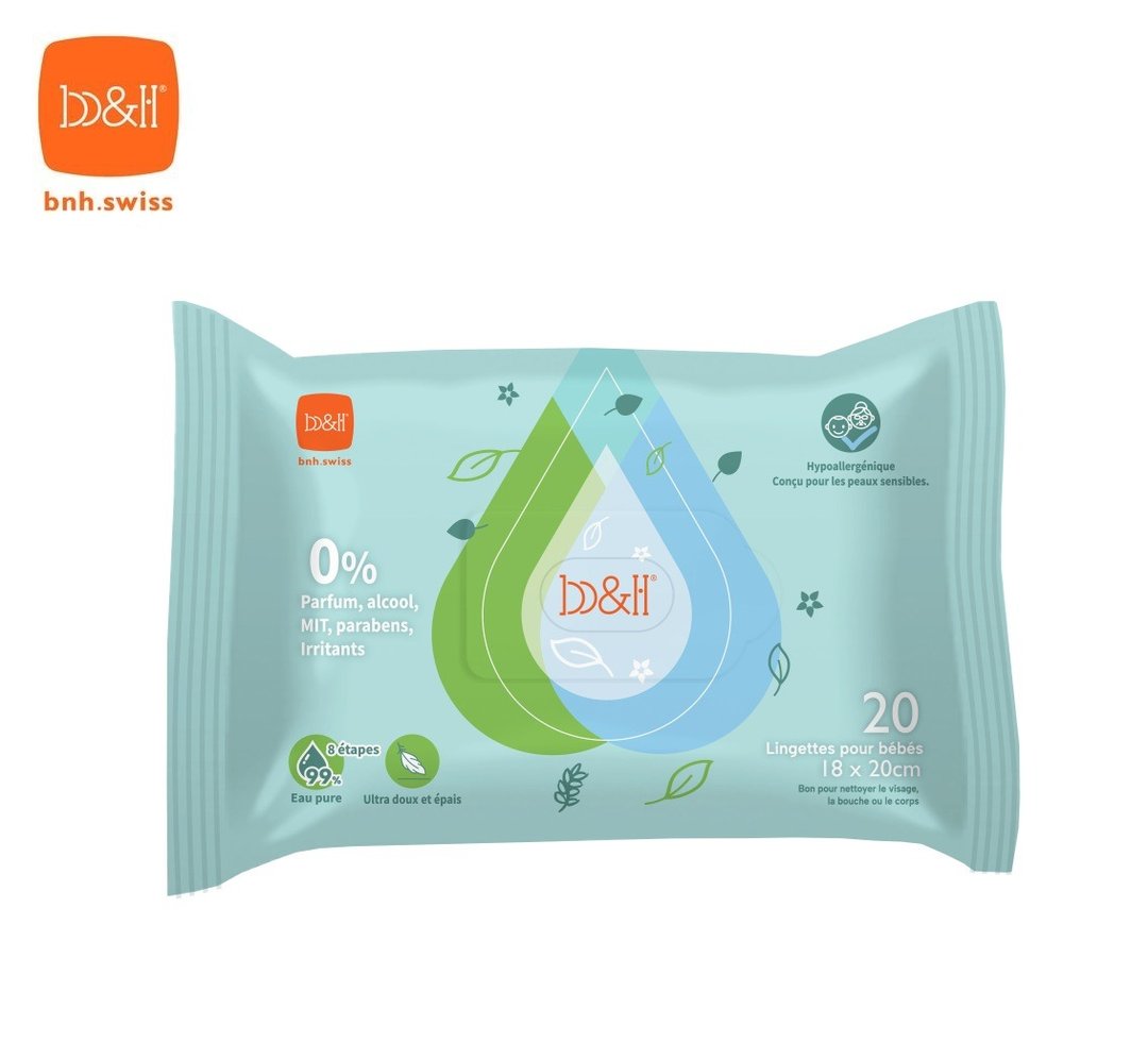 b&h 99%纯水加厚特大婴儿柔湿巾(含芦荟萃取液 - 无酒精) 20片 - 其他 - 其他材质 白色
