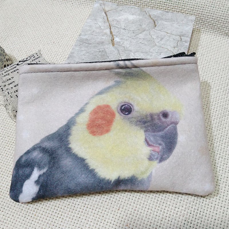 玄凤鹦鹉_黑牛_不织布零钱包 - 零钱包 - 其他人造纤维 