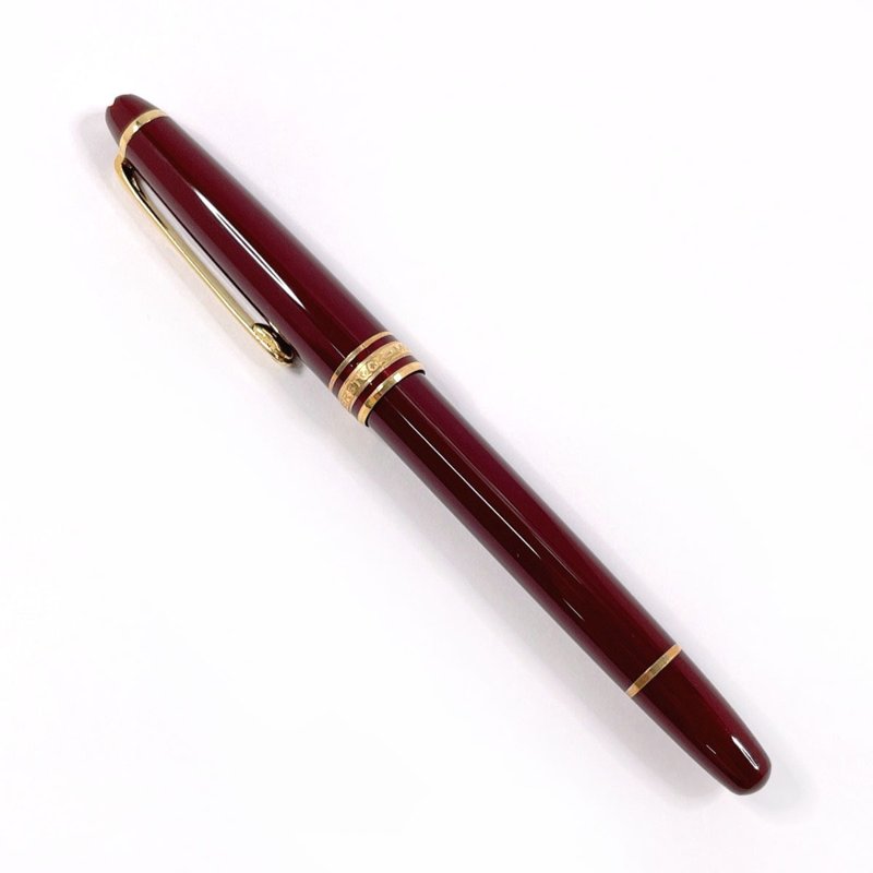 [日本直邮，二手，品相良好] 万宝龙 MONTBLANC 钢笔 4810 大班经典 145 合成树脂/14K金波尔多红 - 钢笔 - 其他材质 红色