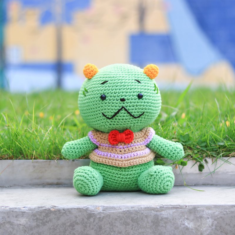 换衣双角小怪兽 - 玩偶/公仔 - 棉．麻 多色