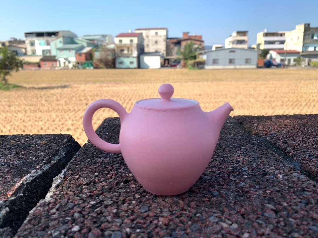 极粉壶_白胜宇_大白_110cc - 茶具/茶杯 - 陶 粉红色