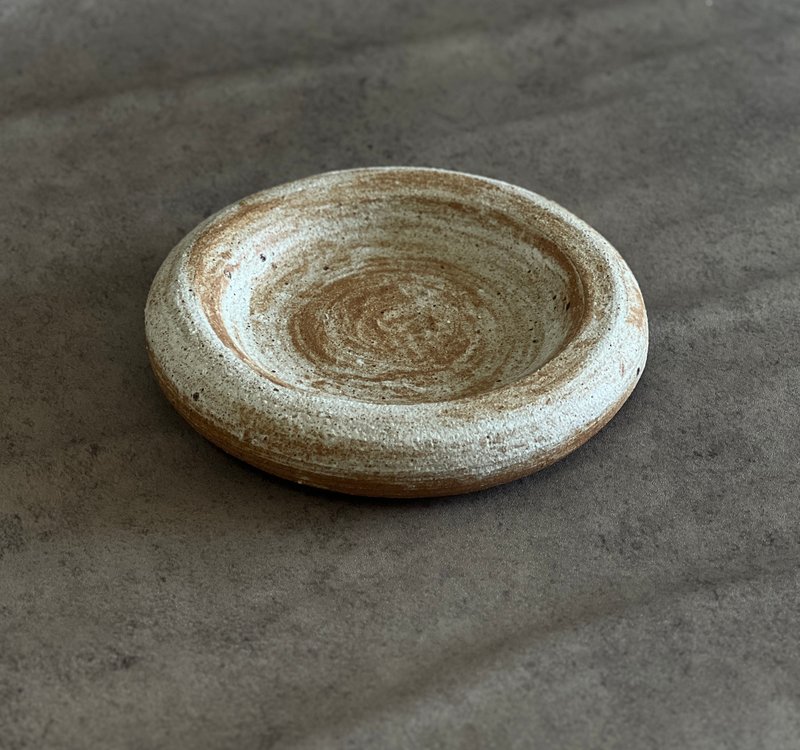 茶盘/饰品盘/陶盘/粗犷陶/糕点盘/手作/礼物 - 摆饰 - 陶 