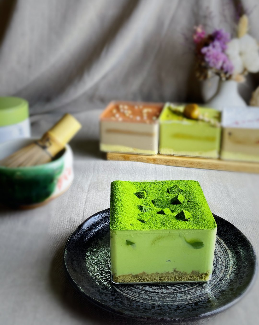 抹茶控的双抹茶提拉米苏盒子 - 蛋糕/甜点 - 新鲜食材 
