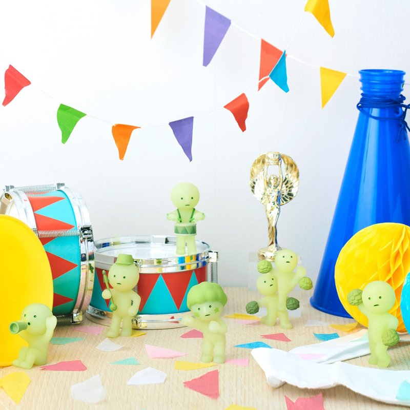 Smiski│不可思议的夜光精灵 打气啦啦队(盒装12入) - 玩偶/公仔 - 塑料 