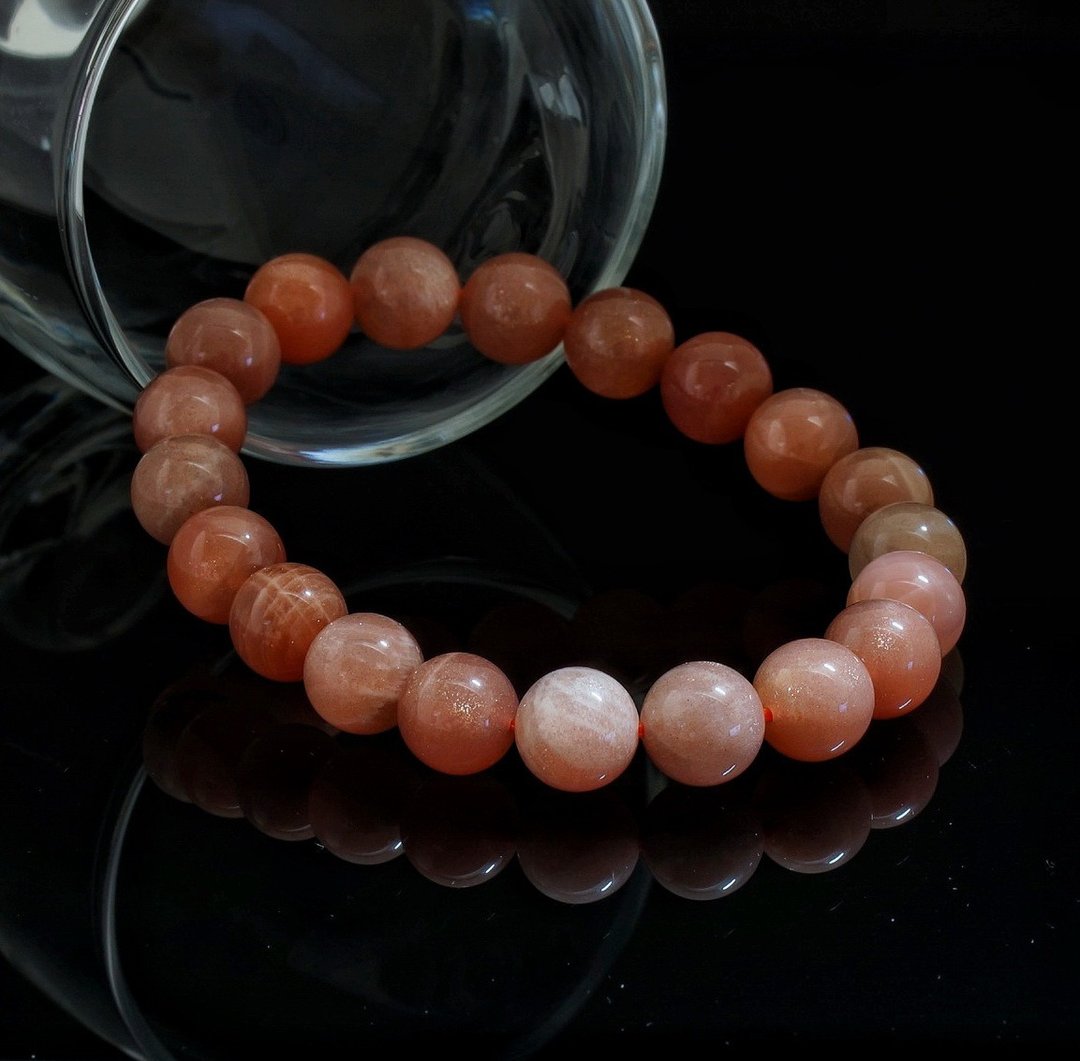 太阳石 10mm 手链 ( Sun Stone 10mm Bracelet ) - 手链/手环 - 水晶 