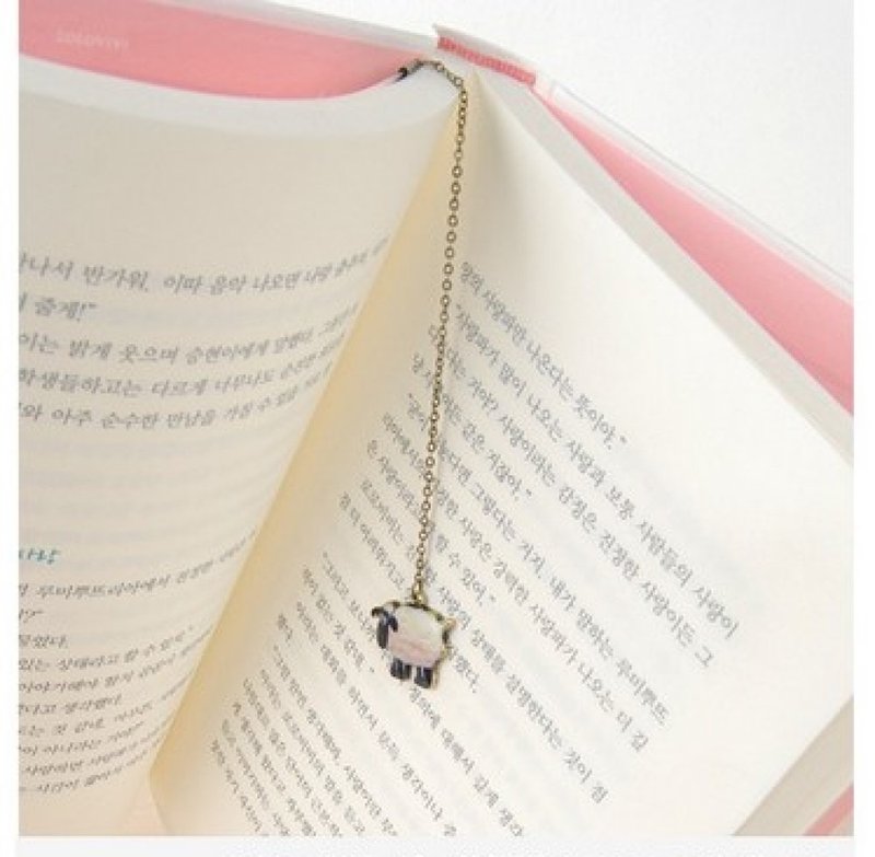 笑笑羊 绵羊 书签 - 书签 - 铜/黄铜 