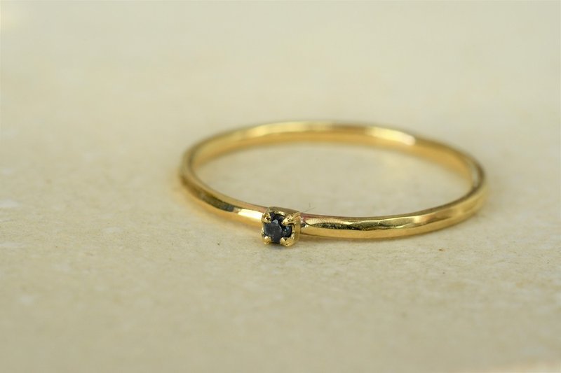 A story that passes through time London blue topaz - 戒指 - 其他金属 蓝色