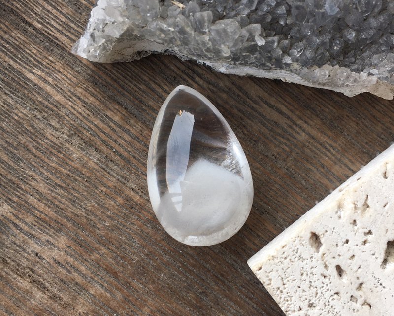 雪山 / 立体白幽金字塔水晶裸石 - 其他 - 宝石 透明