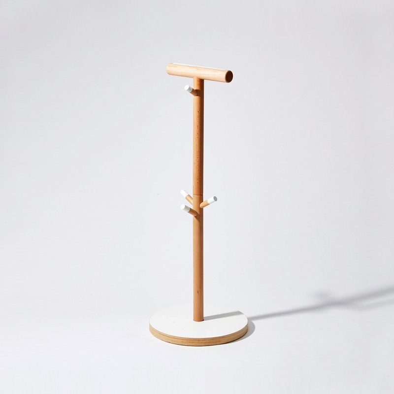 日本ideaco 解构木板儿童书包衣架 - 收纳用品 - 木头 白色