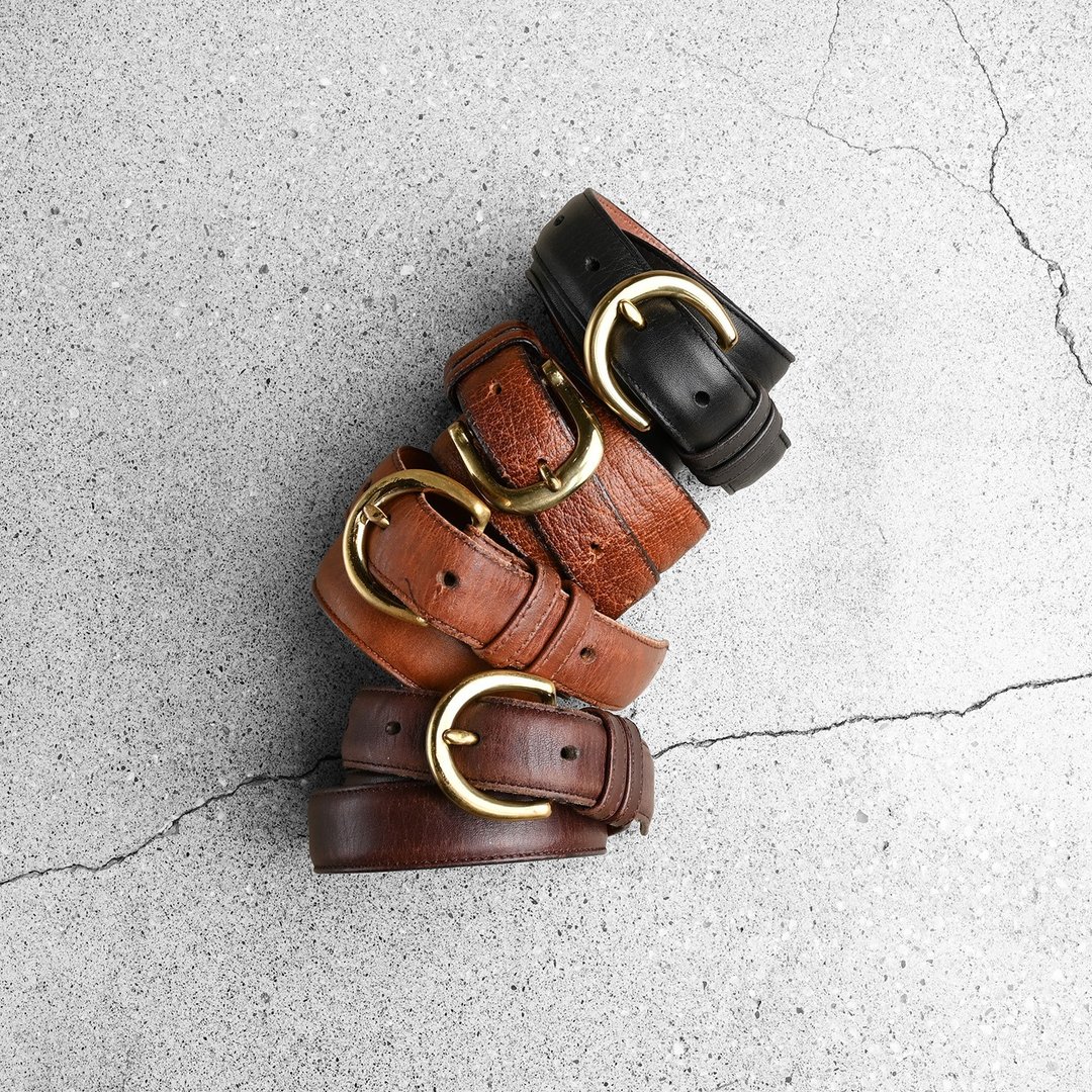 Coach 皮带 / Vintage 古着 / 台北古着店 - 皮带/腰带 - 真皮 咖啡色