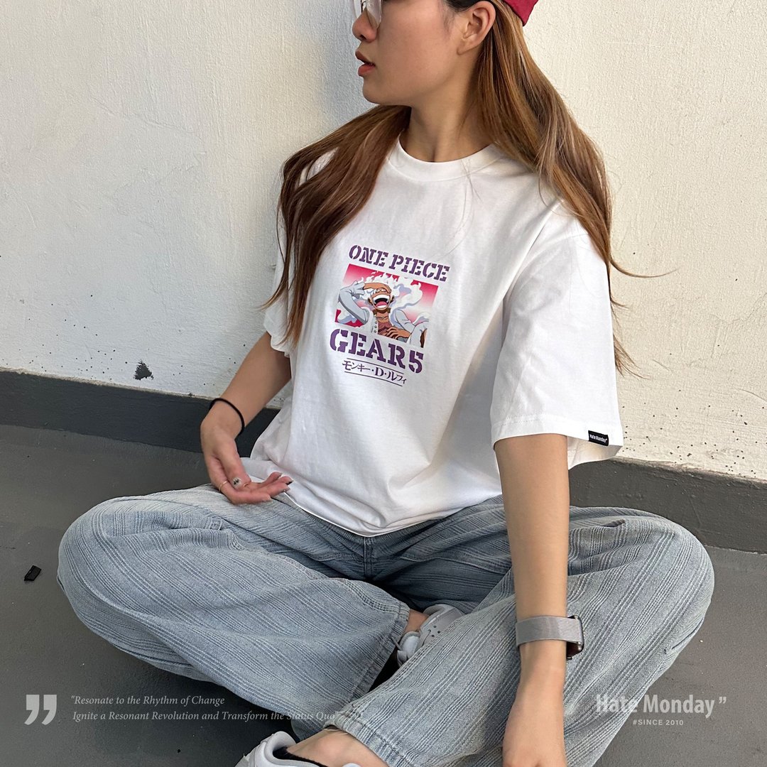 ONE PIECE - 短䄂TEE(OPHM-24SSMT15) - 中性连帽卫衣/T 恤 - 棉 
