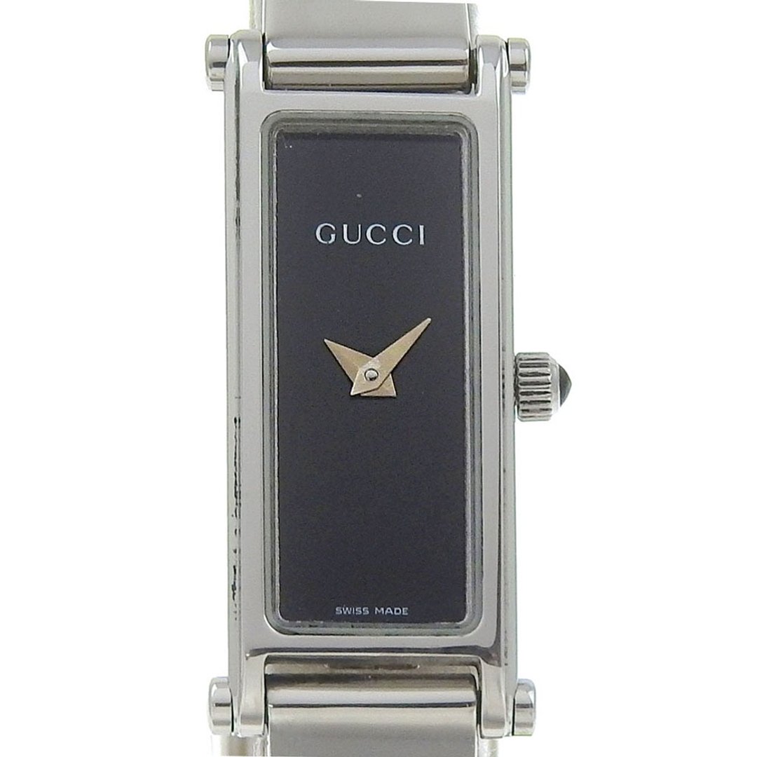 【日本直送】Gucci GUCCI 手表 1500L 不锈钢 石英 指针式显示 黑面盘 女仕【二手】 - 女表 - 不锈钢 黑色