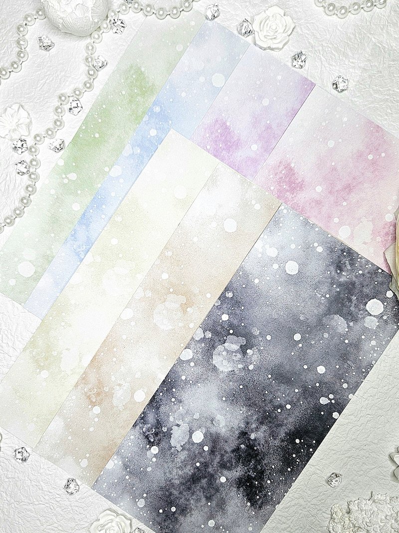 梦幻印章背景纸 - 贴纸 - 纸 