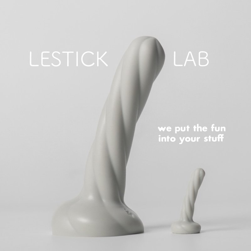 Lestick 麻花卷造型情趣玩具 初心者 莫兰迪色系 穿戴玩具专用 - 情趣用品 - 硅胶 多色