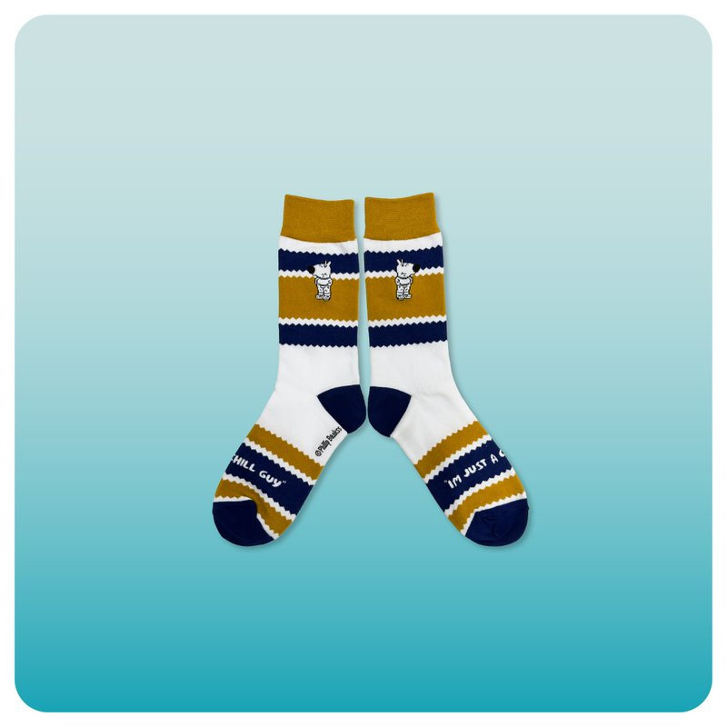 Chill Guy 袜 04 - 袜子 - 棉．麻 