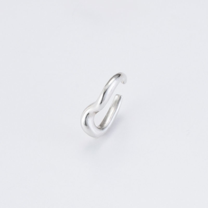 美人心 - 耳环/耳夹 - 纯银 