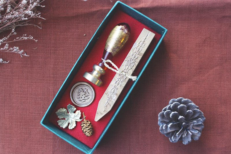 ❄限量款意大利耶诞树封蜡章组礼盒 | 欧式 文具 Francesco Rubinato - 印章/印台 - 其他材质 