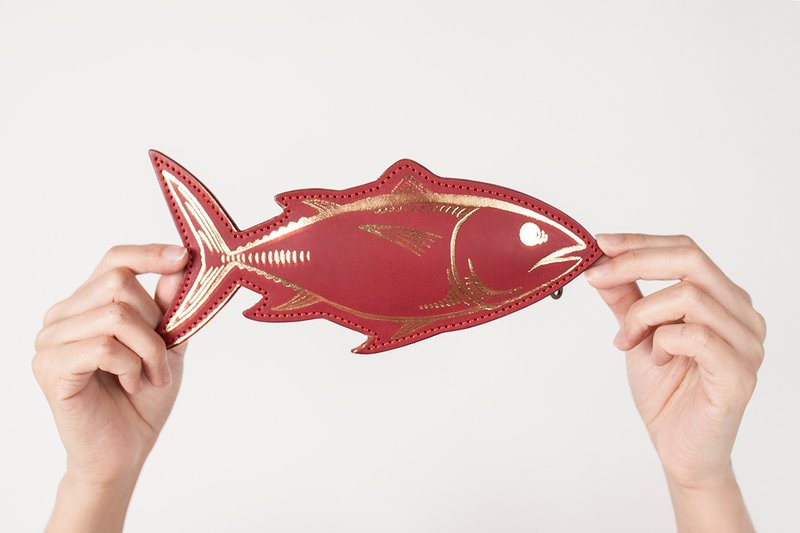 【手作课程 - 年年有鱼钥匙包】 定制 | 五倍券优惠 - 皮件 - 真皮 