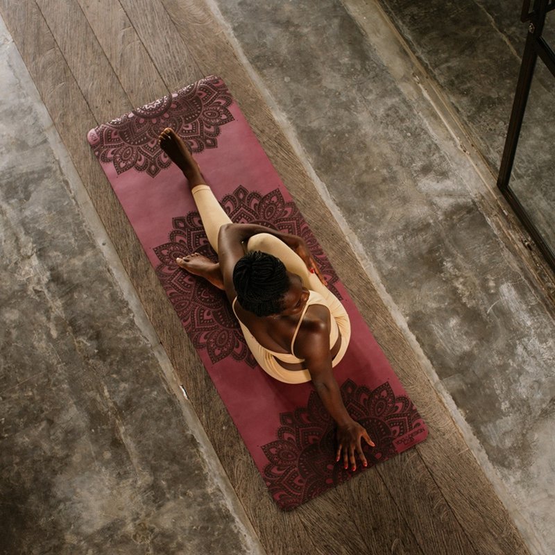 【Yoga Design Lab】Infinity Mat PU瑜珈垫 5mm - Burgundy - 瑜珈垫 - 其他材质 紫色