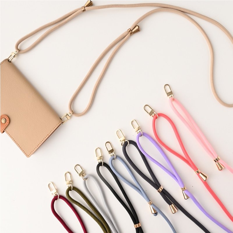 表带【长带】肩颈斜挎包米色卡其黑A135I - 手机配件 - 其他材质 咖啡色