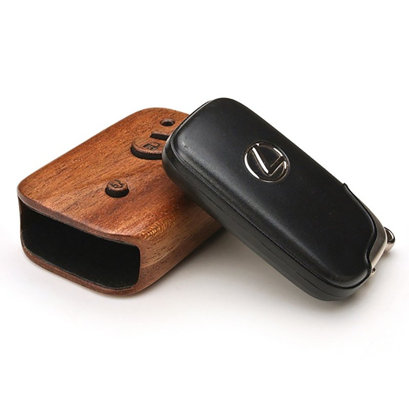 Wooden Case for Lexus Smart Key - 钥匙链/钥匙包 - 木头 咖啡色