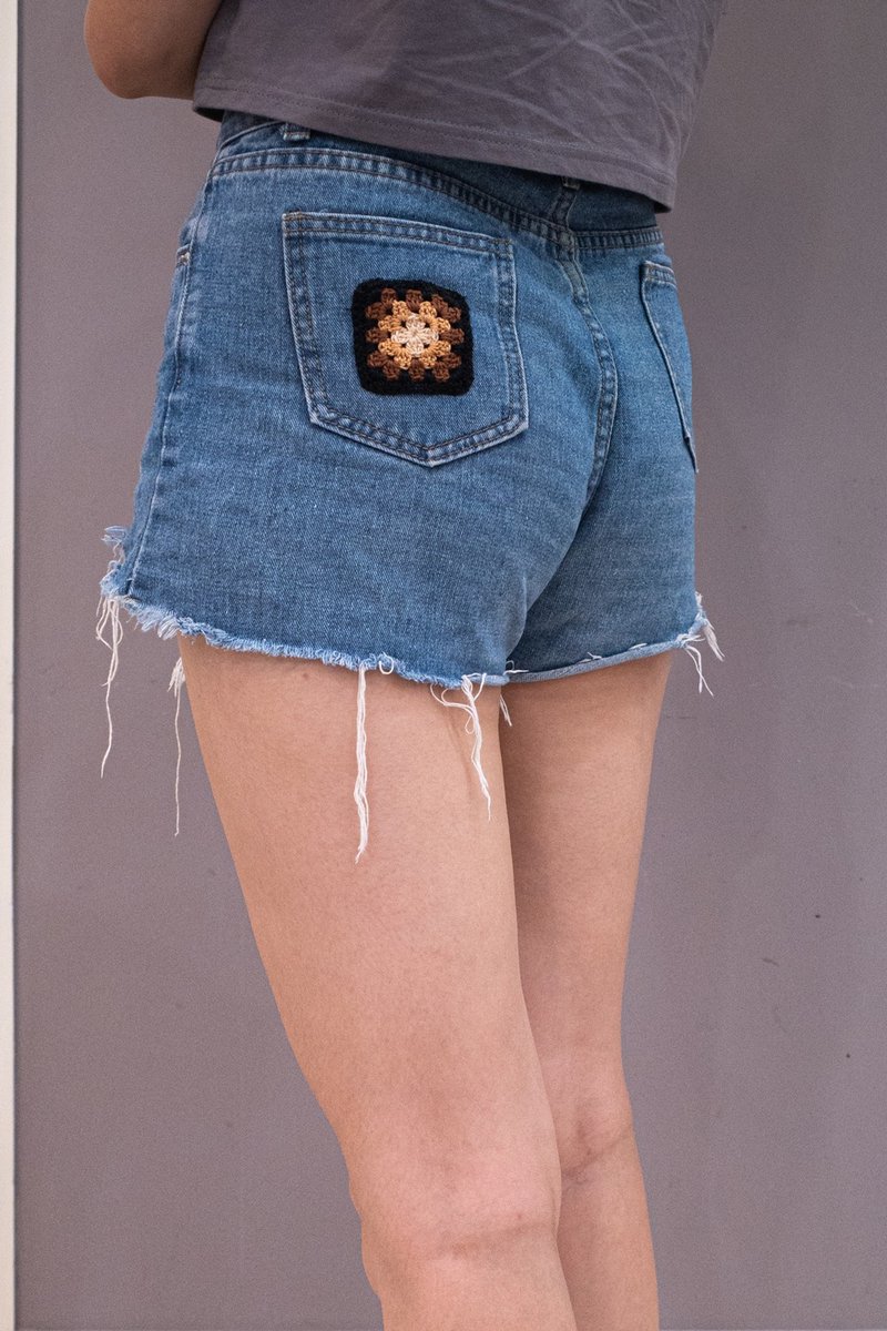 手作小物-改造衣小物-花片C - 编织/刺绣/羊毛毡/裁缝 - 棉．麻 