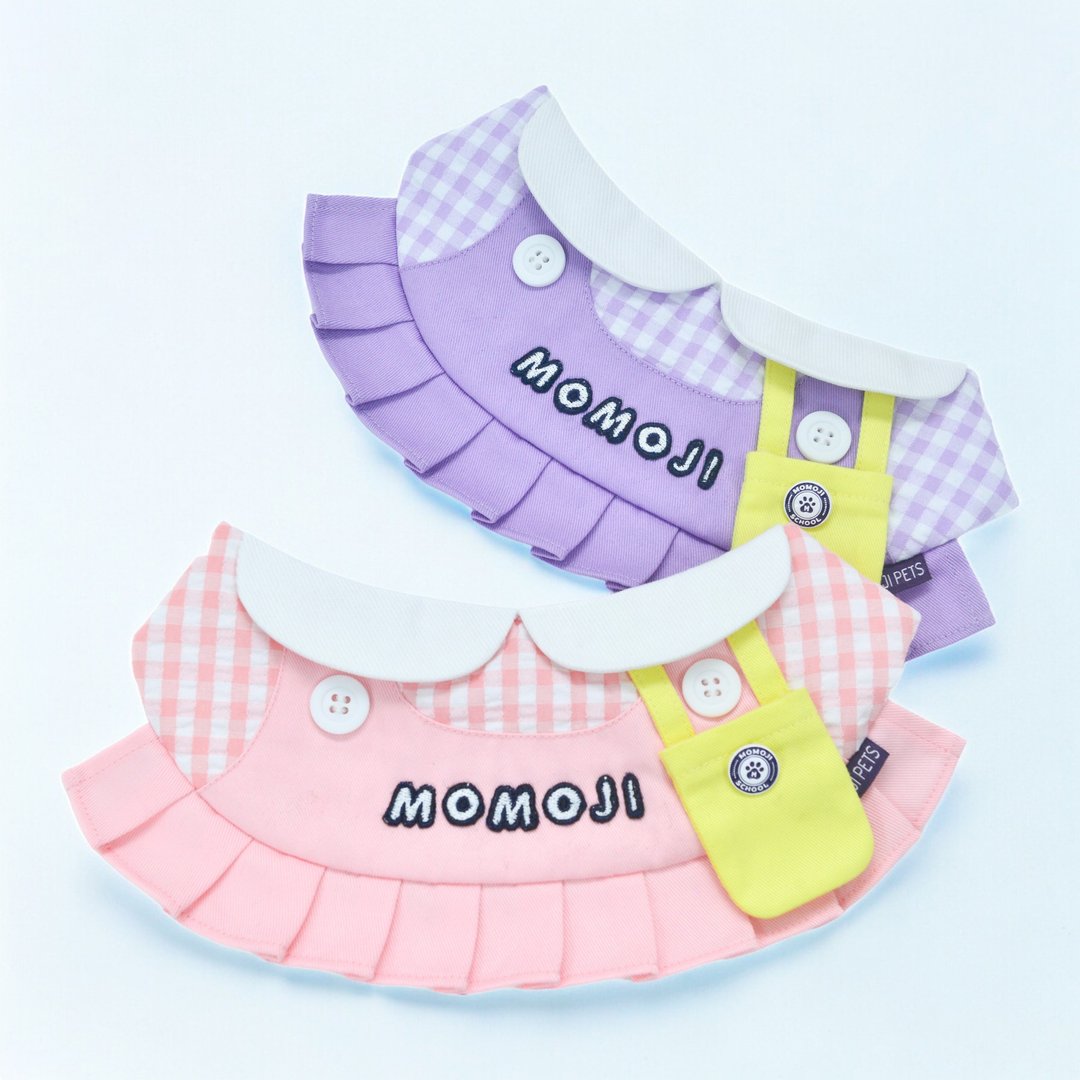 【MOMOJI】宠物围兜 (定制品) | Momoji Kindergarten Girls - 衣/帽 - 聚酯纤维 多色