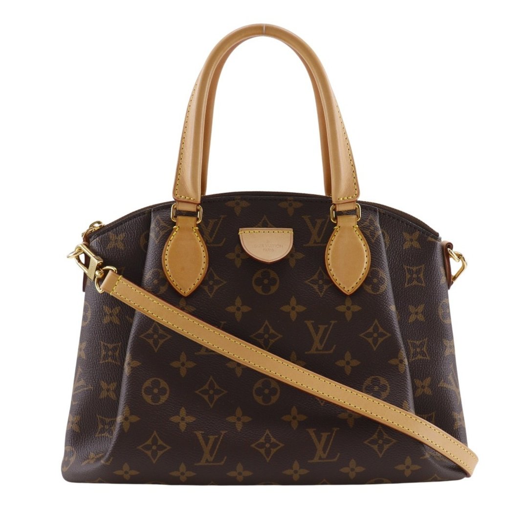【日本直送】LOUIS VUITTON Rivoli PM 手提包 2WAY 肩背包 M44543 Monogram 帆布 棕色 女士【二手】 - 手提包/手提袋 - 人造皮革 咖啡色