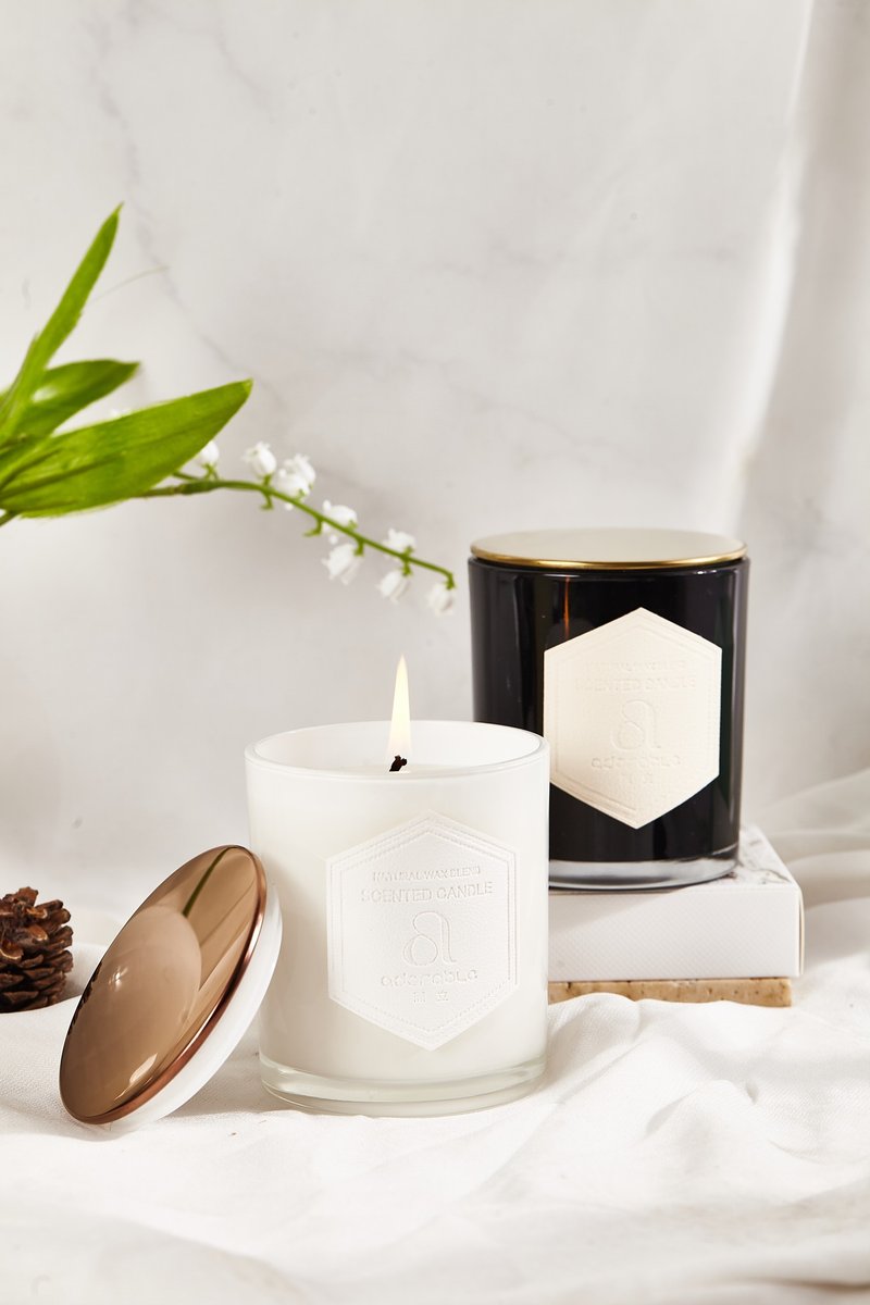 adorable而立 手工香薰蜡烛240g 天然蜡材原创配方 太妃糖拿铁 - 蜡烛/烛台 - 蜡 