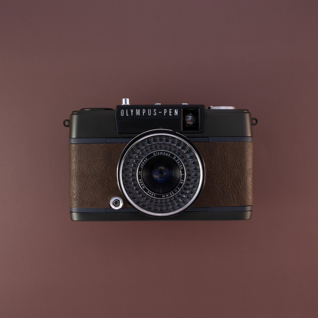 老式 OLYMPUS PEN EES-2 甜黑 甜黑 - 相机 - 其他金属 咖啡色