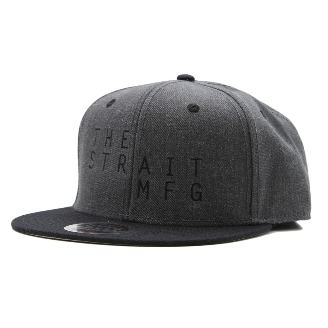 TSM SNAPBACK CAP # BLACK / HEATHER - 帽子 - 压克力 灰色