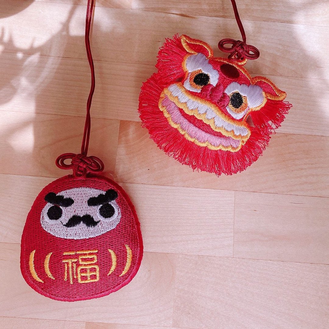 【除秽平安香包】长辈礼物|DIY材料包|成品|定制 - 编织/刺绣/羊毛毡/裁缝 - 其他材质 红色