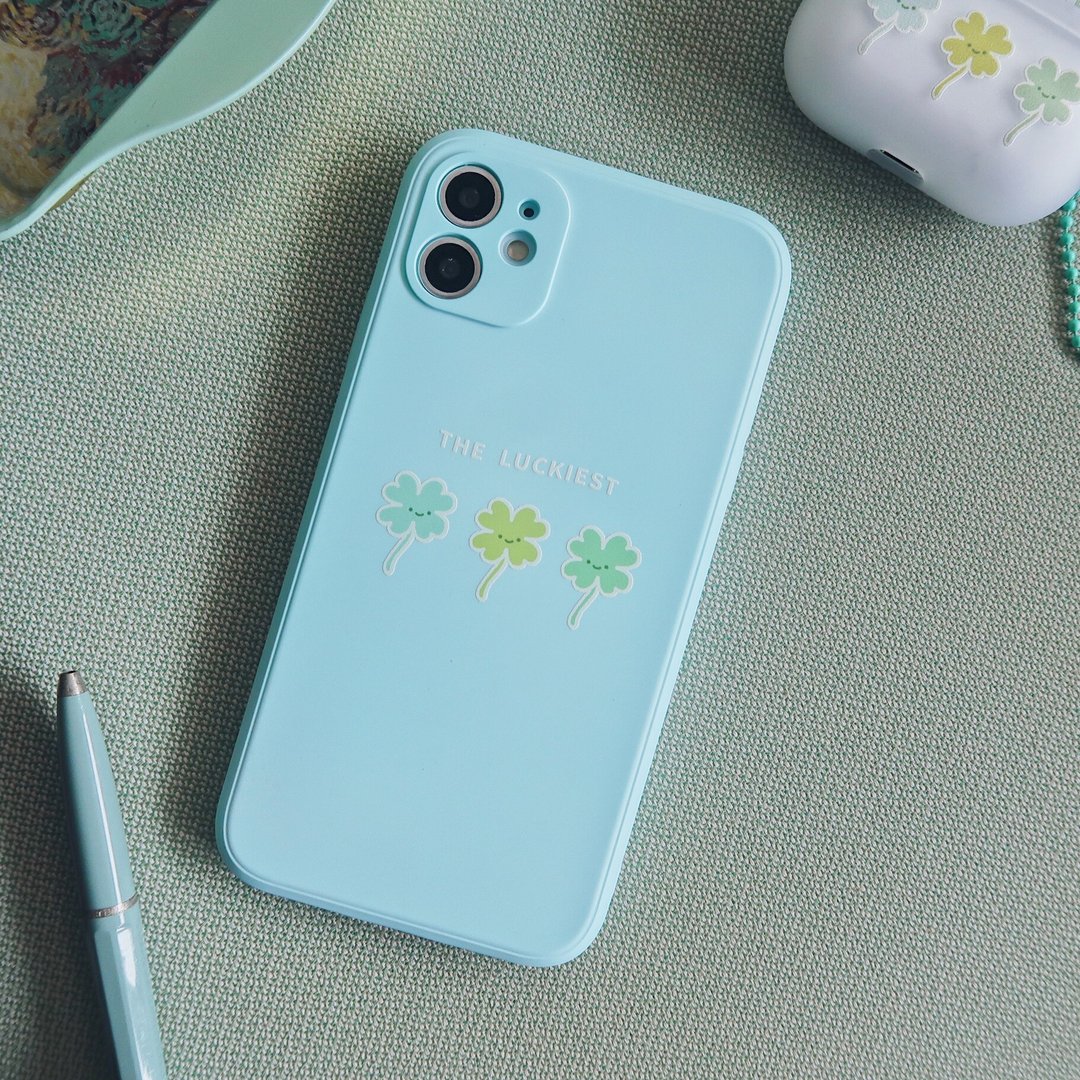 幸运草 - 薄荷立方软壳 手机壳 iphone7~11 - 手机壳/手机套 - 塑料 绿色