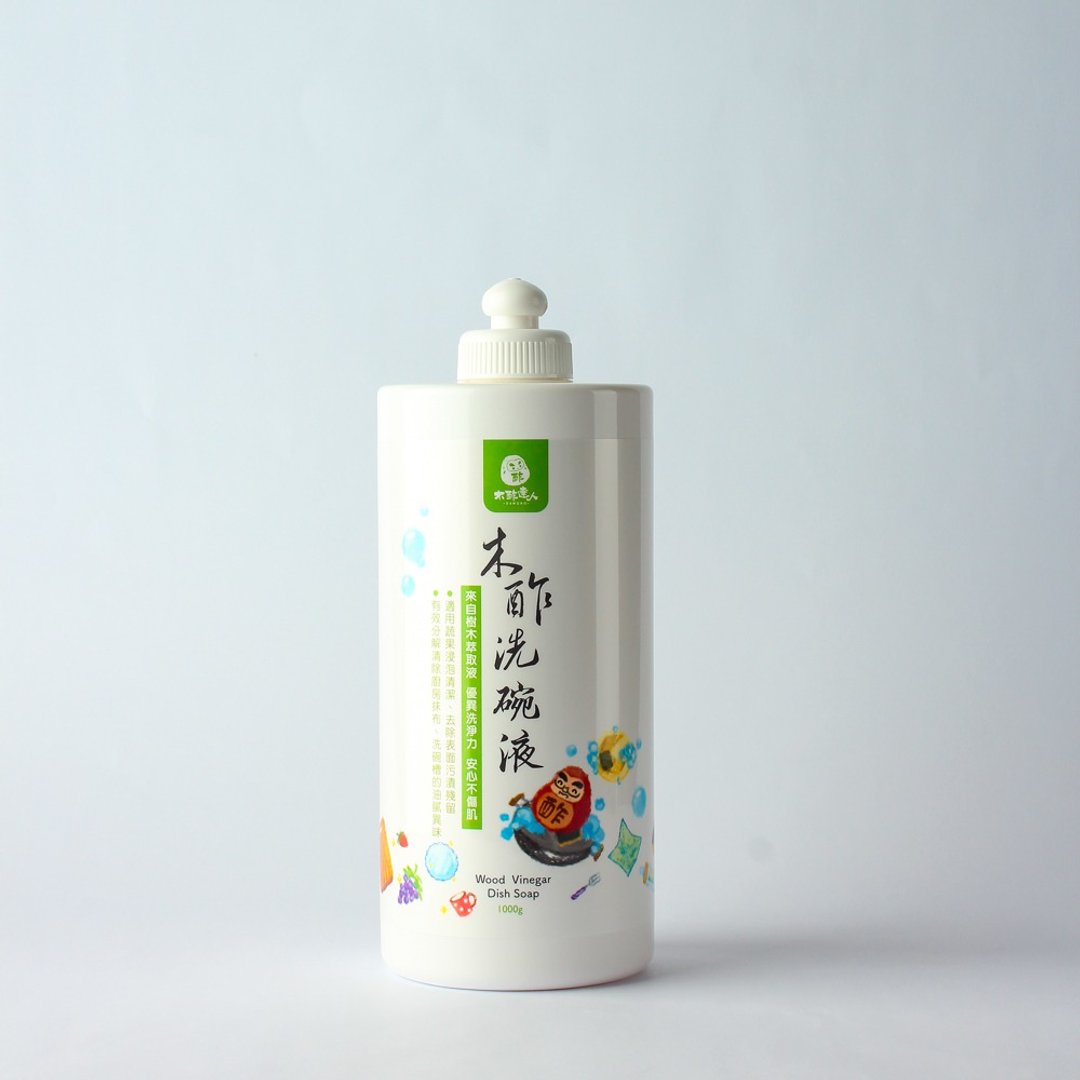 木酢洗碗精  可洗蔬果/不伤手 - 碗盘清洁 - 浓缩/萃取物 透明
