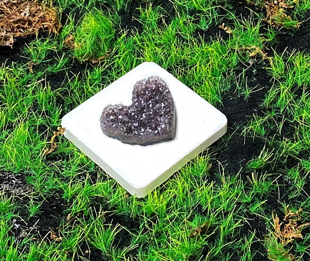 紫晶爱心  | 天然水晶 | 增智慧 疗愈 开运  | 入厝礼品 快速出货 - 摆饰 - 水晶 紫色