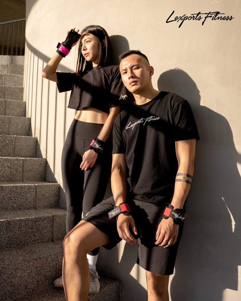 LEXPORTS 【Âme自我灵魂】 男款合身运动上衣 【白/金标】 - 男装运动衣 - 棉．麻 