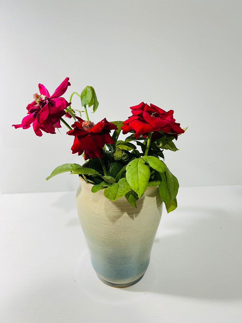 手工陶瓷花器/花器/花瓶 - 花瓶/陶器 - 陶 