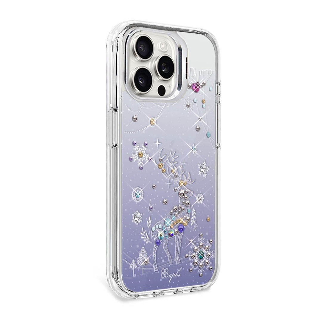 iPhone 全系列 防震双料隐形立架水晶彩钻手机壳-魔法麋鹿 - 手机壳/手机套 - 其他材质 多色