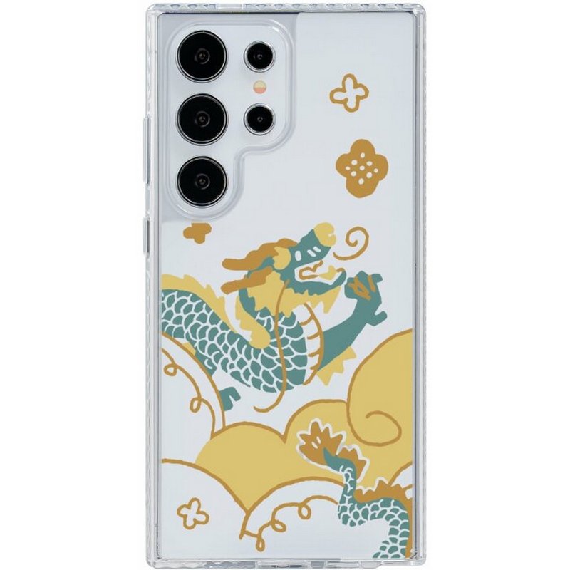 印花乐 开运金龙 Galaxy s24/s23 气垫防摔/标准防摔/镜面手机壳 - 手机壳/手机套 - 塑料 多色